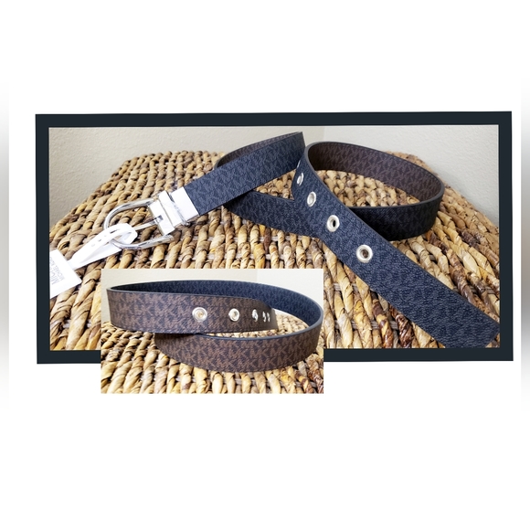 Nwt Michael Kors Reversible Belt.....L - Picture 1 of 3